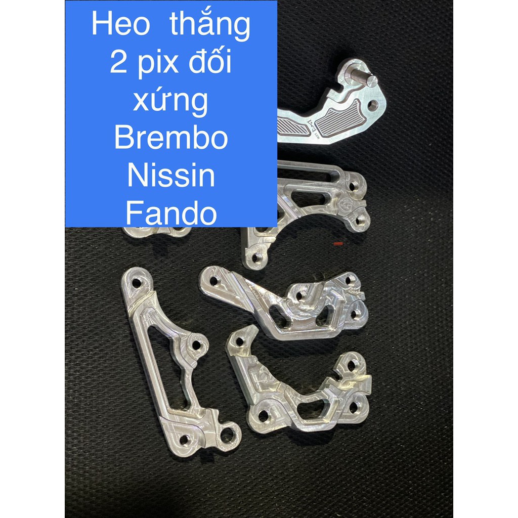 pass bass pát cnc phay kiểu heo brembo nissin fando anchor (  heo 2 pix đối xứng)