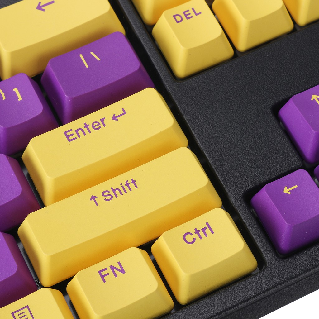 104 Bàn phím PBT, Bàn phím cơ khí kép OEM keycap, phù hợp với Cherry Mx Gateron Kailh Switch