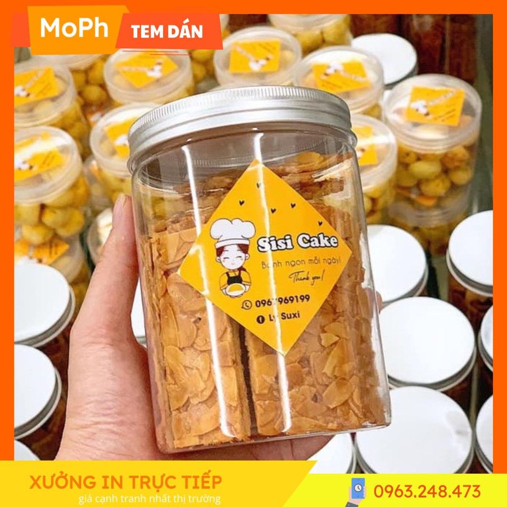 💥FREE THIẾT KẾ💥 Tem Sản Phẩm Theo Yêu Cầu Tem Bảo Hành In Decal Tem Giấy Màu Sắc Nét - Xưởng MoPh Giao Hàng Nhanh Rẻ Đẹp