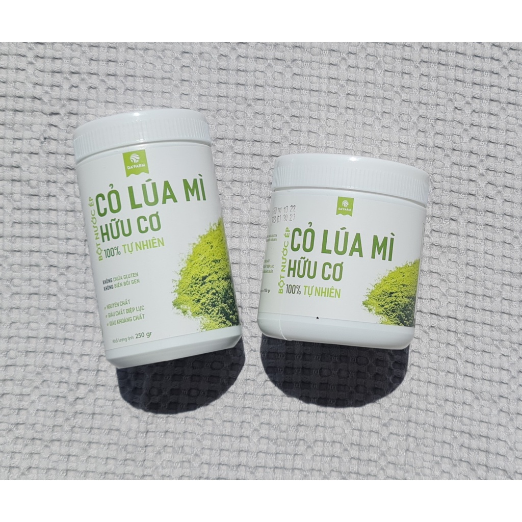 BỘT NƯỚC ÉP CỎ LÚA MÌ HỮU CƠ DA'FARM ( 250gram)