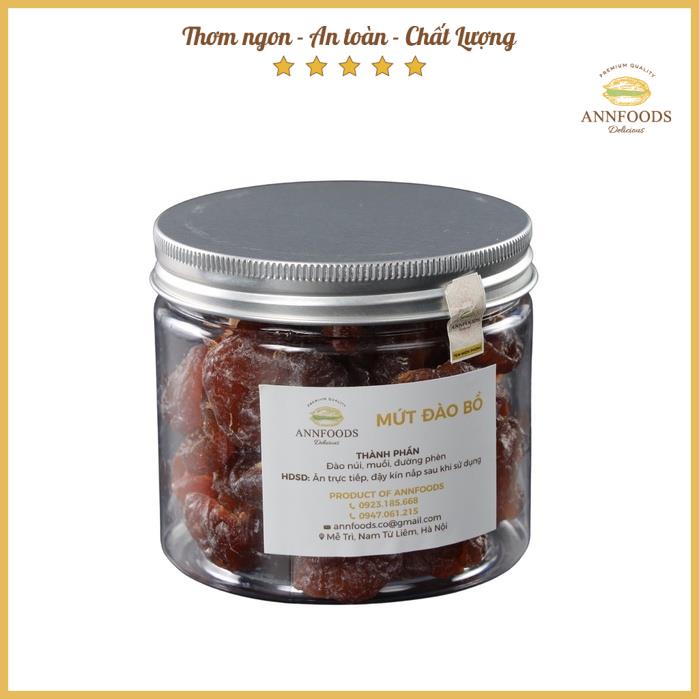 Mứt Đào Bổ Mứt Đào Bổ Sấy Dẻo Chuẩn Vị Chua Chua Ngọt Ngọt Phù Hợp Giảm Cân  - Annfoods