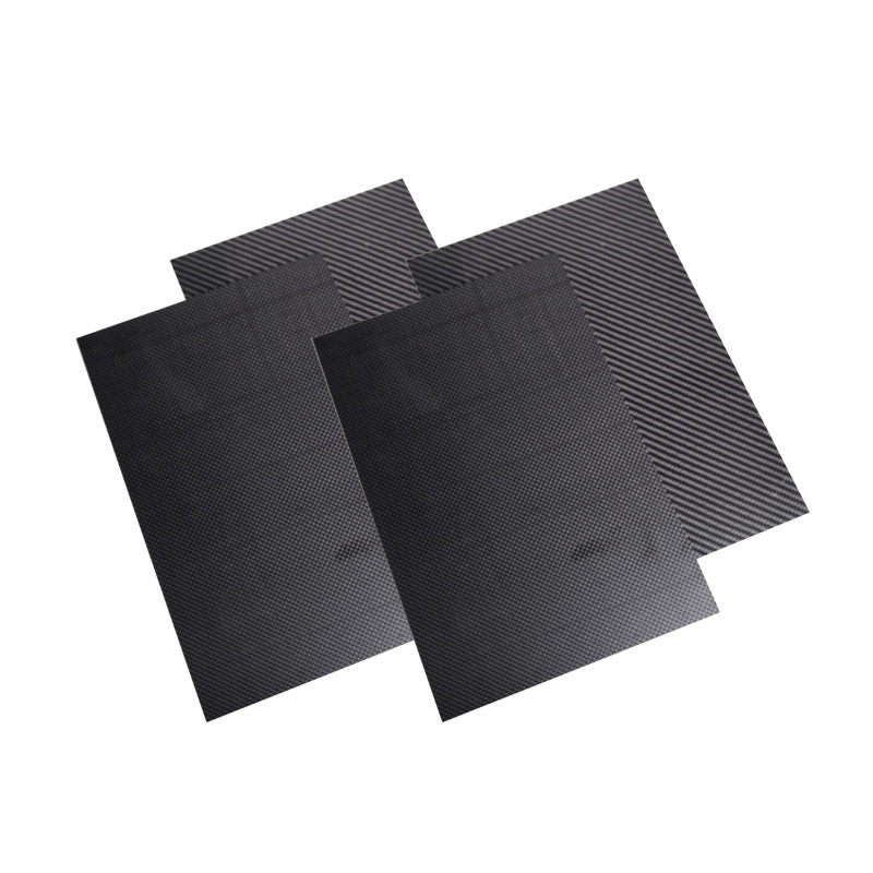 Tấm Sợi Carbon 3K Kích Thước 300 X 200MM 250X250MM 0.5/1.0/1.5/2.0/3.0/4.0/5.0mm Chất Lượng