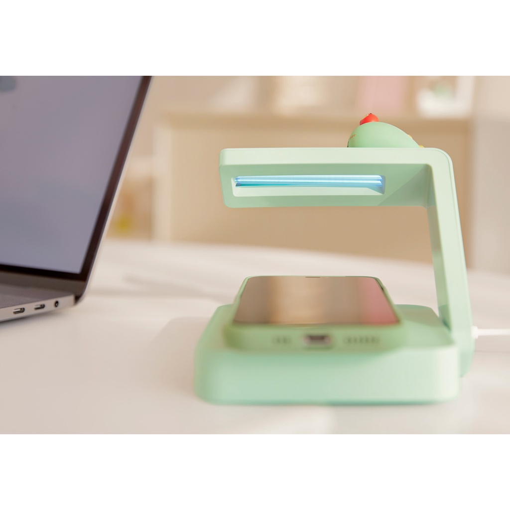 Sạc Không Dây Kèm Máy Tiệt Trùng UV LED Jordy 5V Kakao Friends