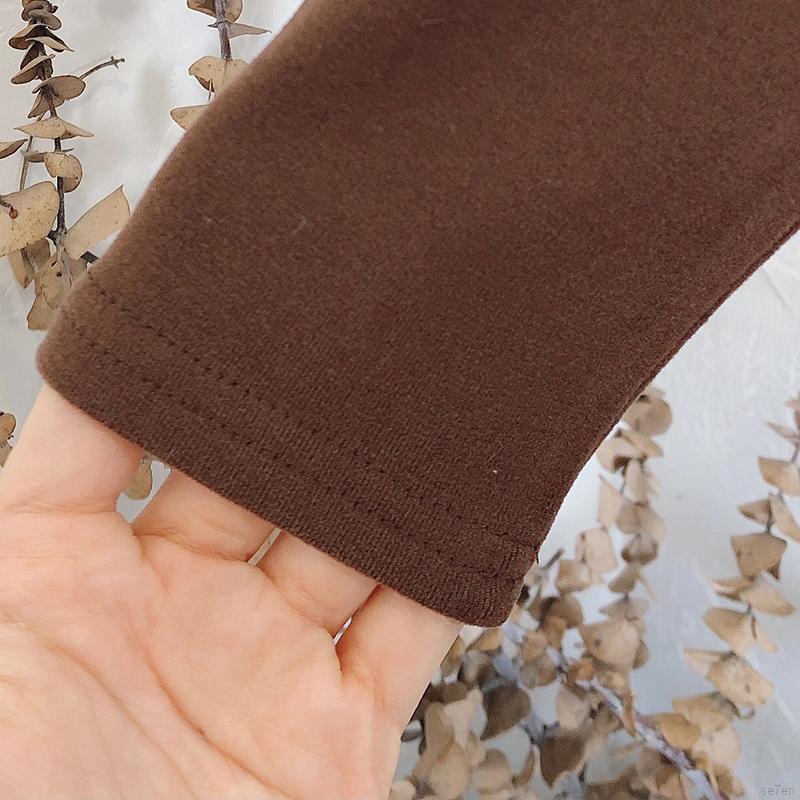 Áo Thun Tay Dài Cổ Lọ Thời Trang Cho Bé Cao Từ 80 Đến 140cm