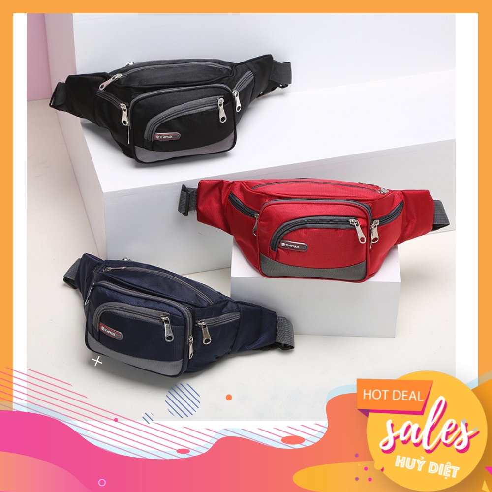 Túi Đeo Bụng Đeo Hông, Tui Đeo Chéo Nam Nữ Cao Cấp Nhiều Ngăn (V-STAR ) | BigBuy360 - bigbuy360.vn