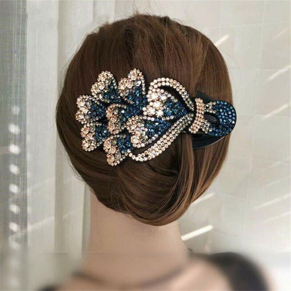 Kẹp Tóc Càng Cua Tạo Kiểu Tóc Thời Trang Hình Hoa &amp; Bướm Cho Nữ