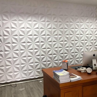 TẤM ỐP TƯỜNG 3D VÂN NỔI KIM CƯƠNG