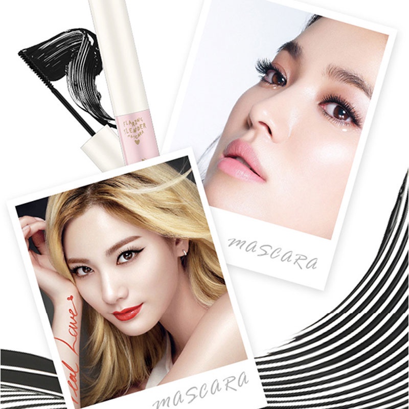 Mascara Kháng Nước Chuốt Mi Cong/Dày/Dài Trang Điểm Mắt Lôi Cuốn