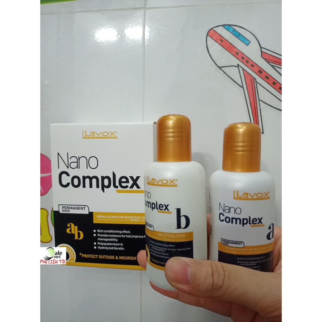 Combo uốn lạnh dùng cho uốn tóc tại nhà Lavox nano Complex