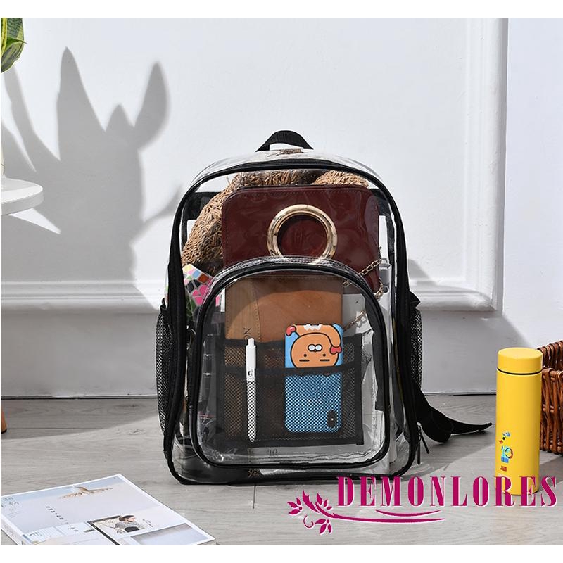 Balo nhựa trong suốt nhiều màu thời trang nữ tính