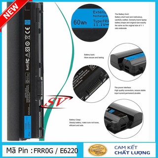 Pin Laptop Dell E6220 E6230 E6320 E6330 E5220. P10