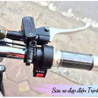 Củ phanh dầu trên cho xe đạp điện 133 kèm tay phanh
