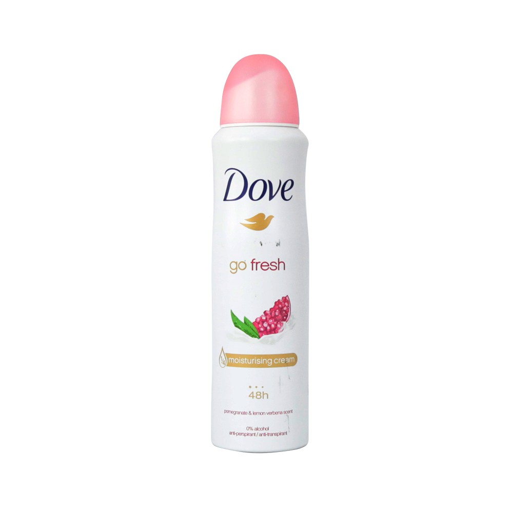 Xịt Khử Mùi Dove Lựu Go Fresh Pomegranate & Lemon Verbena 48H - 150ml.