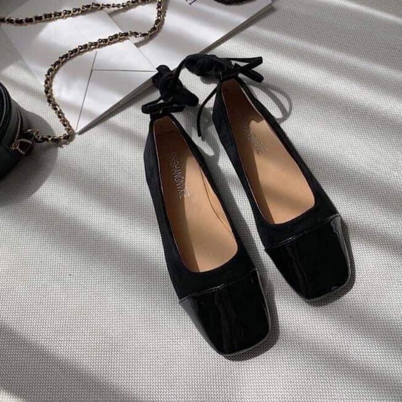 Giày búp bê đan dây Taobao [sẵn]
