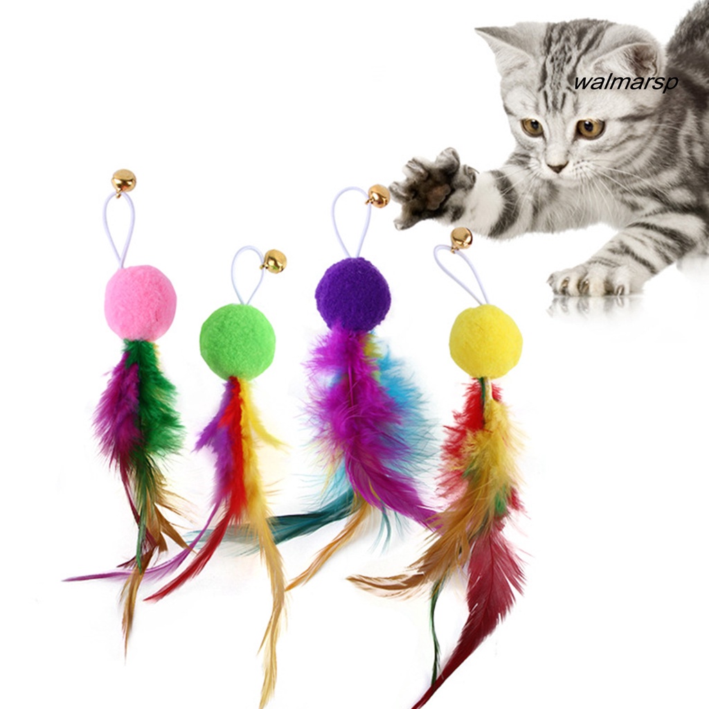 Đồ Chơi Quả Cầu Lông Vũ Dành Cho Mèo Cưng