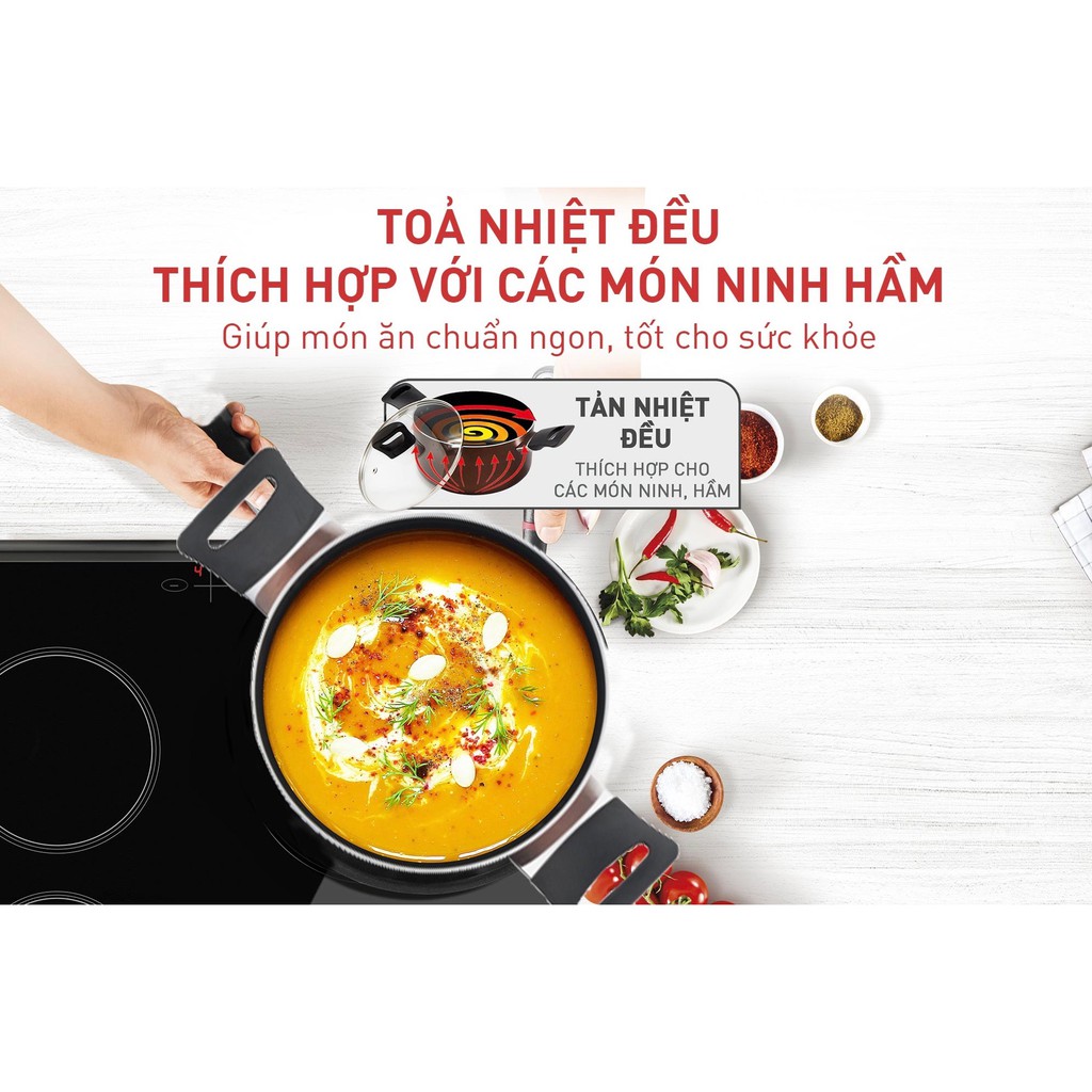 [Mã LIFEHL25 giảm 10% đơn 350K] Nồi thân cao Tefal Day By Day 22cm