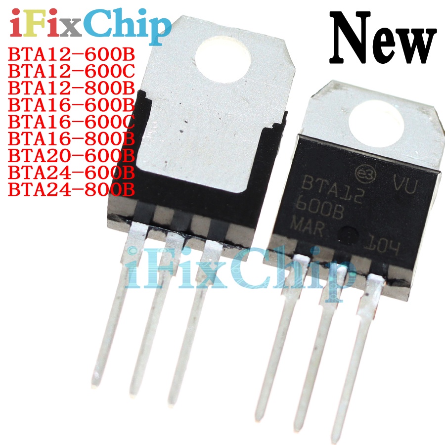 Bộ 10 Linh Kiện Điện Tử BTA12-600B BTA12-600C BTA12-800B Bba16-600B BTA16-600C BTA16-800B BTA20-600B