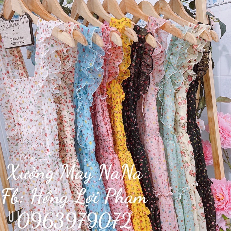 Đầm cánh tiên hoa nhí