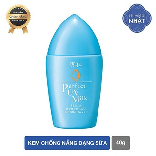 Sữa Chống Nắng Dưỡng Da SENKA SPF50/PA++++ - 40g Perfect UV Milk