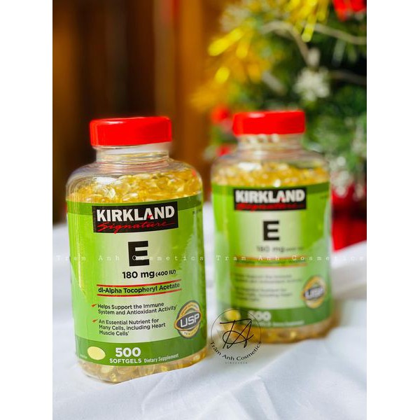 Vitamin E 400 IU 500 Viên Kirkland Của Mỹ