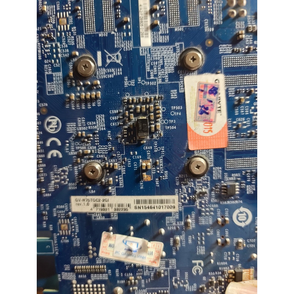 VGA GTX 750Ti 2GB 2FAN CHƠI LMHT MƯỢT - GV-N75TOC2-2GI - BẢO HÀNH 3 THÁNG - HÀNG ĐÃ TEST - DÒNG CHUYÊN GAME
