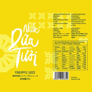 Nước Ép Dứa Tươi Le Fruit 1L