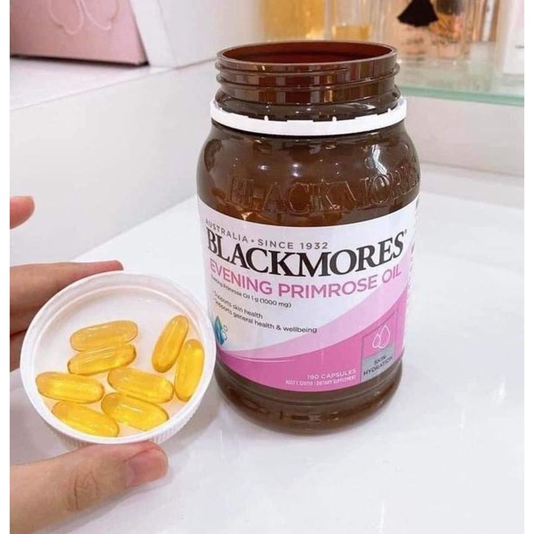 🍀🌼  Tinh dầu hoa anh thảo Blackmores Evening Primrose Oil 190 viên của ÚC🌼🍀
