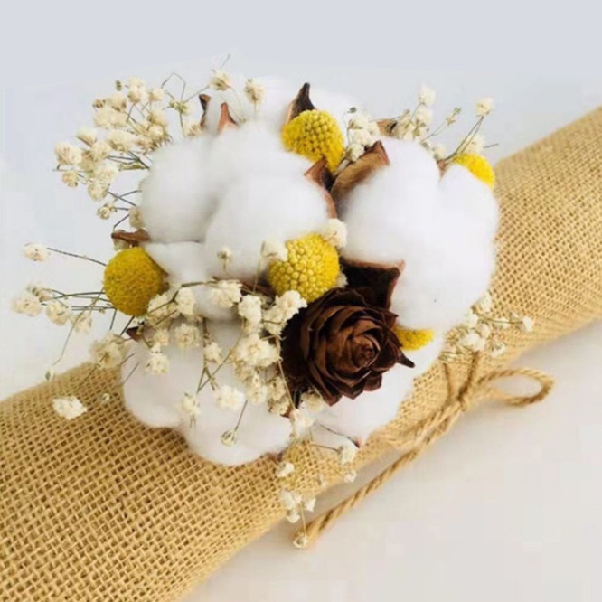 HOA BÔNG GÒN TRANG TRÍ – CÀNH HOA BÔNG GÒN TRANG TRÍ HANDMADE