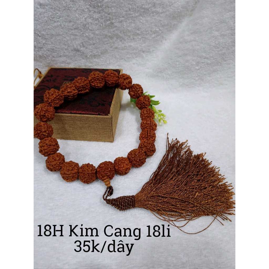 chuỗi 18 hạt Kim Cang size 18li