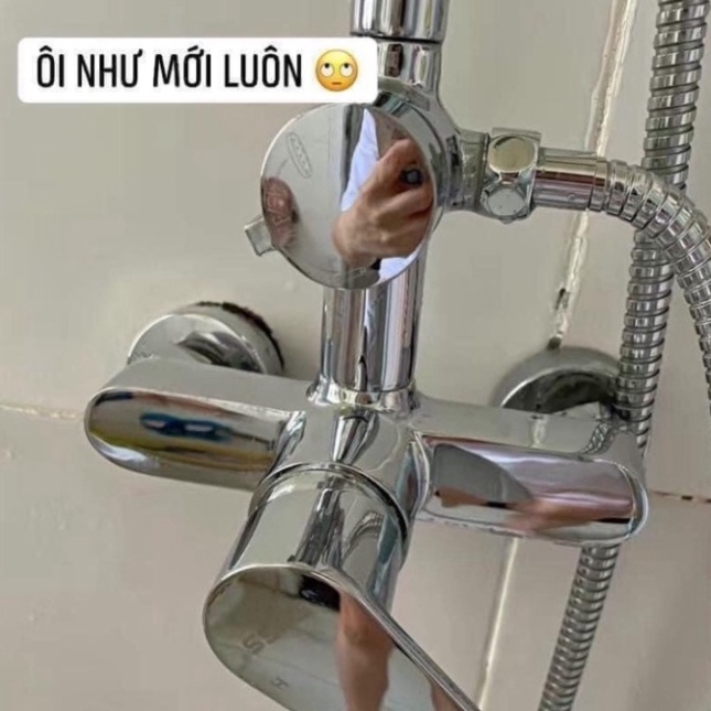 Chai Xịt Tẩy Cặn Canxi Trên Inox Và Kính Siêu Sạch An Toàn