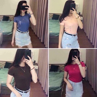 Áo thun tăm nữ uni xuất nhật