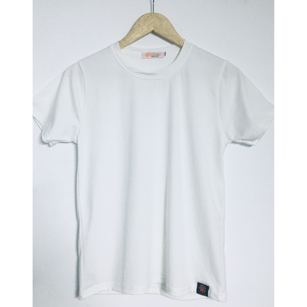 ÁO THUN TRƠN SIÊU HOT 2 MÀU TRẮNG, ĐEN SUNITEE chất thun COTTON 4 chiều, dày mềm, hút mồ hôi tốt, khô nhanh | BigBuy360 - bigbuy360.vn