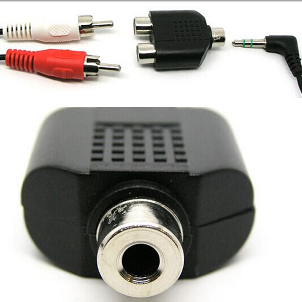 Đầu Chia Cổng Âm Thanh RCA 3 5mm Hình Chữ Y Tiện Dụng