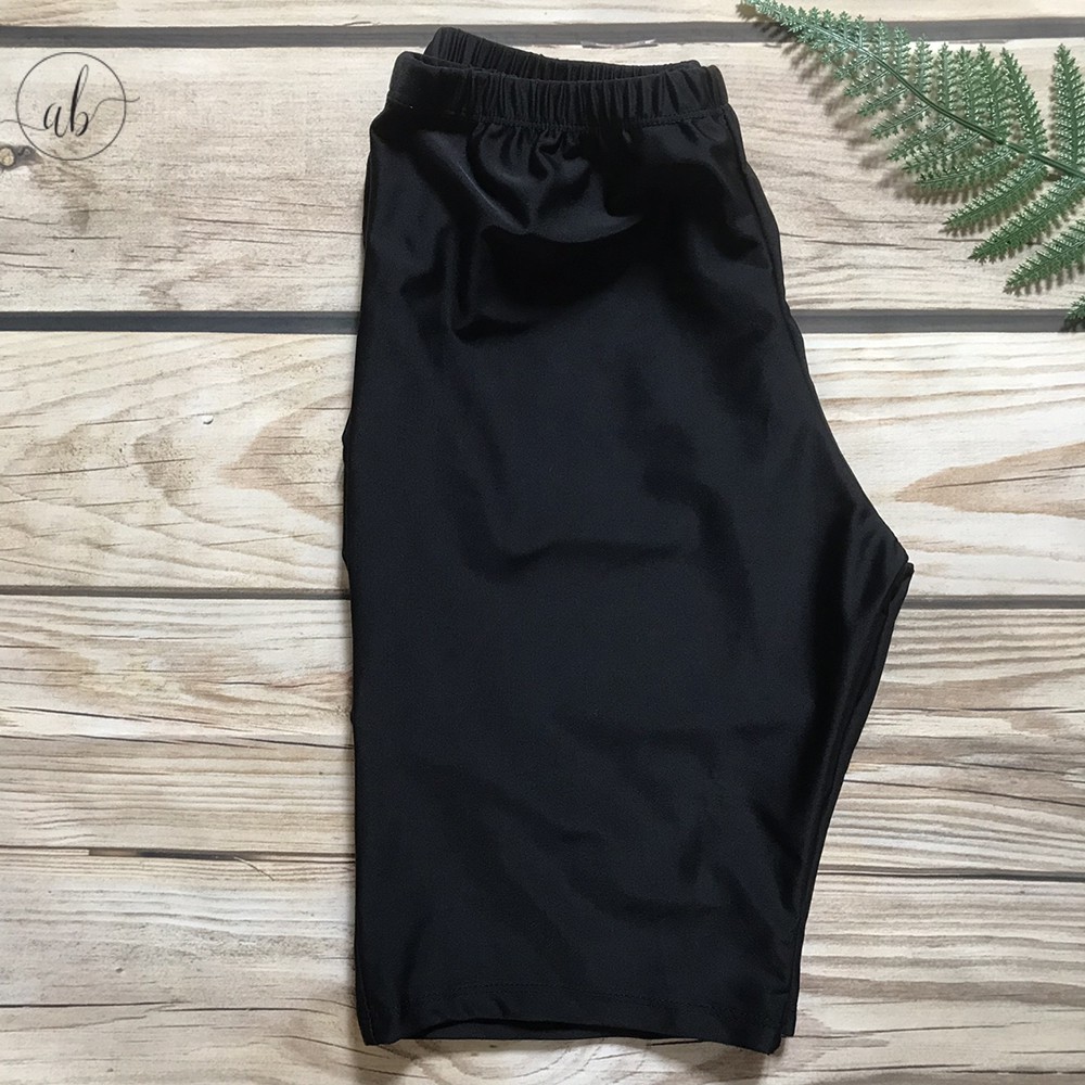 Quần bơi nữ lửng trên gối - Quần tập thể thao gym, yoga, thể dục, legging Freesize (40-60kg) | WebRaoVat - webraovat.net.vn