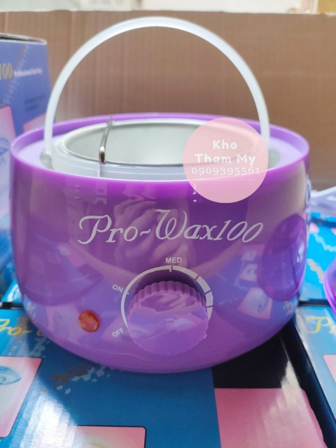 (HÀNG CHUẨN) NỒI NẤU SÁP WAX LÔNG NÓNG MINI PRO-WAX 100