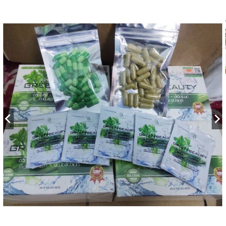 [ Cenly Shop] 1 Hộp Green Beauty 😍 Giảm Cân, Đẹp Da 😍 Sản phẩm không phải là thuốc
