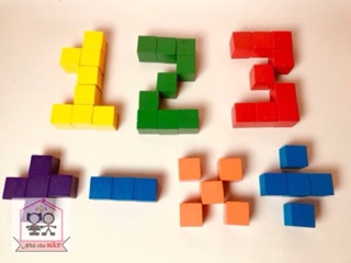 Set 10/20 khối rubik màu 2.5cm