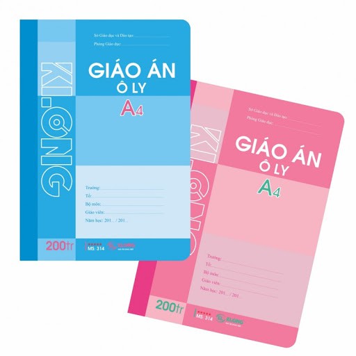 Giáo Án Ô Ly 😍FREESHIP😍 Sổ Giáo Án Ô ly Klong 200tr
