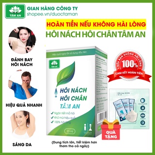 Xịt khử mùi hôi nách, khử mùi hôi chân Tâm An, Uy  tín 5 năm về hôi nách, hôi chân, Cam kết hoàn tiền nếu không hiệu quả