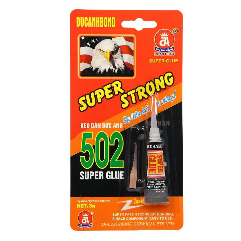 Keo dán 502 siêu dính chắc chắn Super Glue
