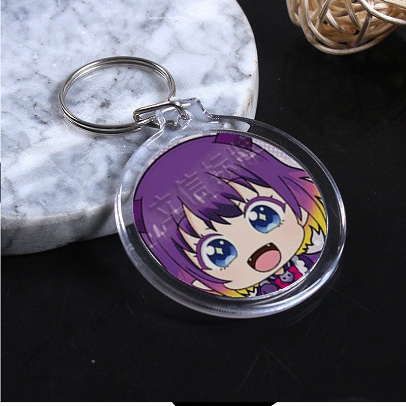 Móc khóa IN HÌNH IRUMA GIÁ ĐÁO Mairimashita! Iruma-kun anime chibi xinh xắn tiện lợi