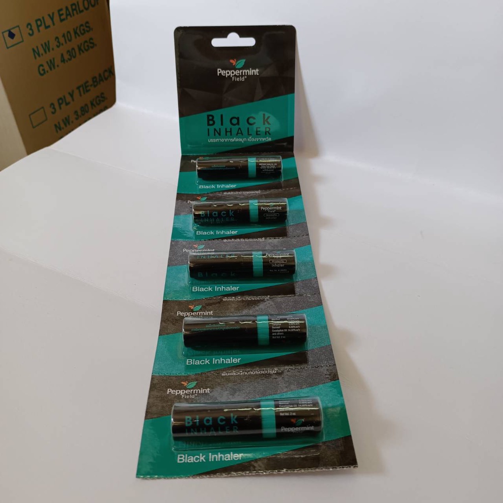 Ống hít mũi bạc hà Black Peppermint Field Thái Lan | 01 ống lẻ