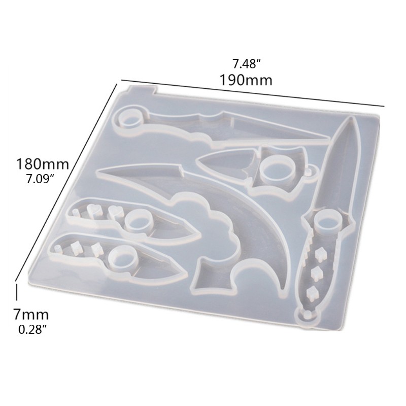 Khuôn Silicone Làm Mặt Dây Chuyền