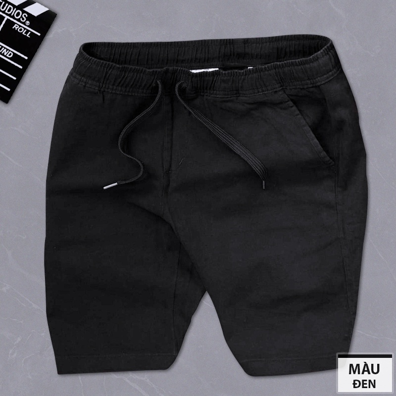 Quần short nam kaki UNIFUN Quần đùi nam thể thao mã TT11 Q dáng lửng tập gym co giãn có chun mùa hè