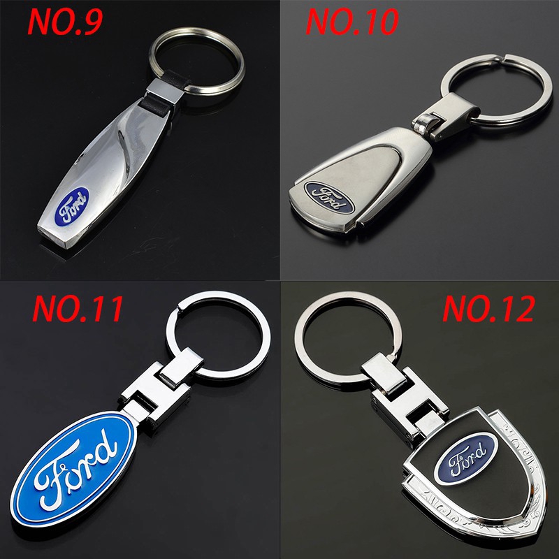 Móc khóa chìa điều khiển từ xa dây bện bằng da dành cho xe hơi Ford Focus Mondeo Kuga Ecosport Fiesta Ranger