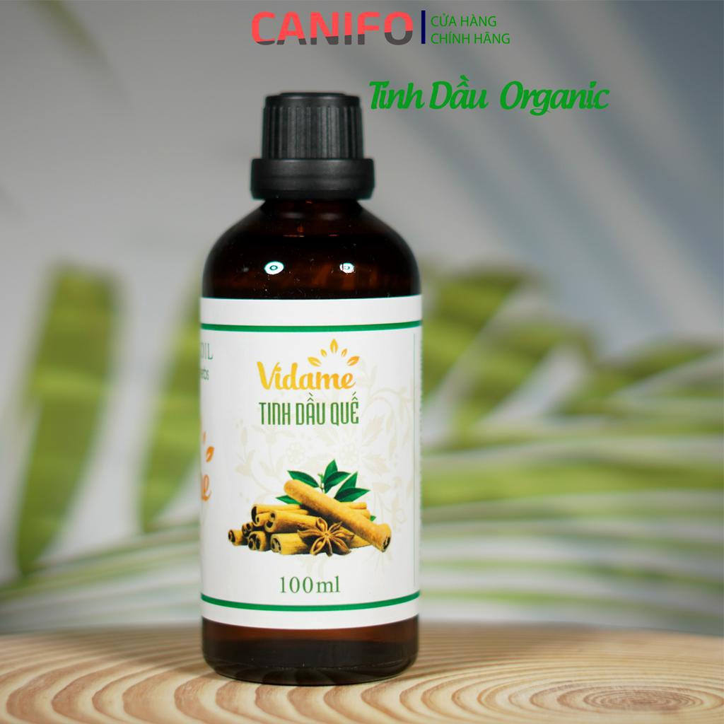 Tinh Dầu Quế 100ML Organic CANIFO - Hàng Chĩnh Hãng, Tinh Dầu Thơm Treo Xe, Xông Phòng, Đuổi Muỗi, Khử Mùi Hiệu Quả