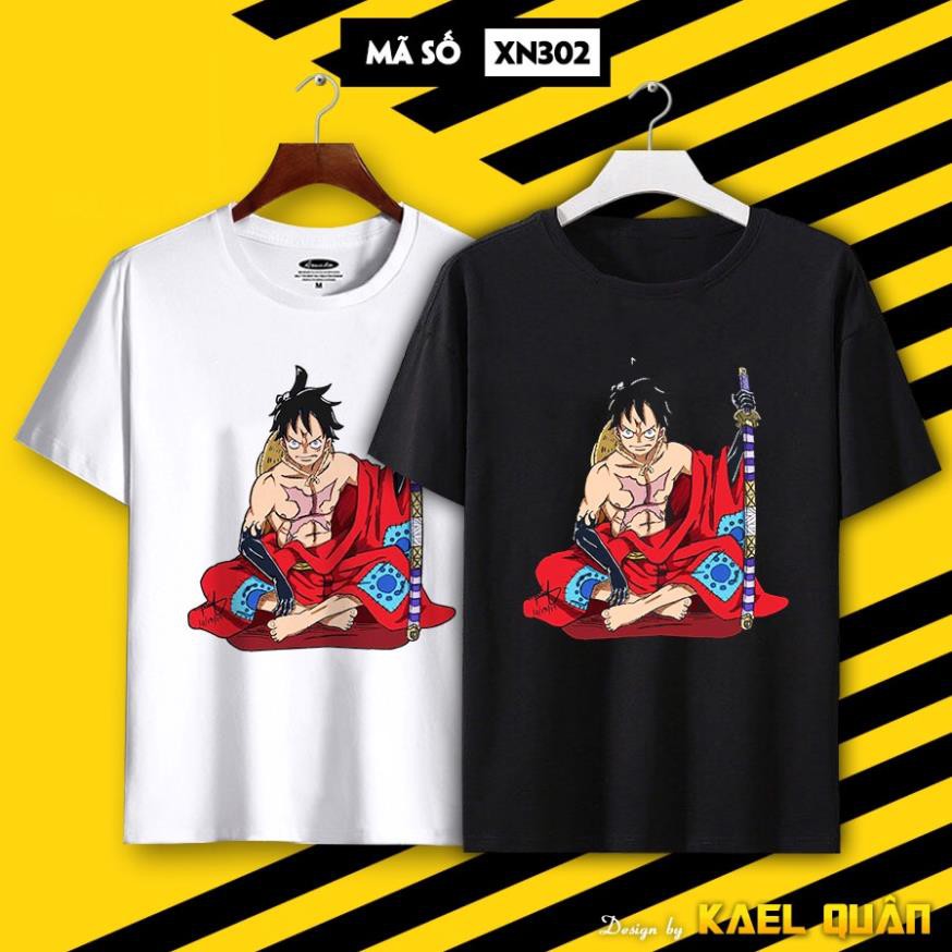 Áo Luffy One Piece Áo Unisex Nam Nữ, Áo Thun Phông Tay Ngắn In Hình Zoro Water Law Mũ Rơm Chất Mà Rẻ