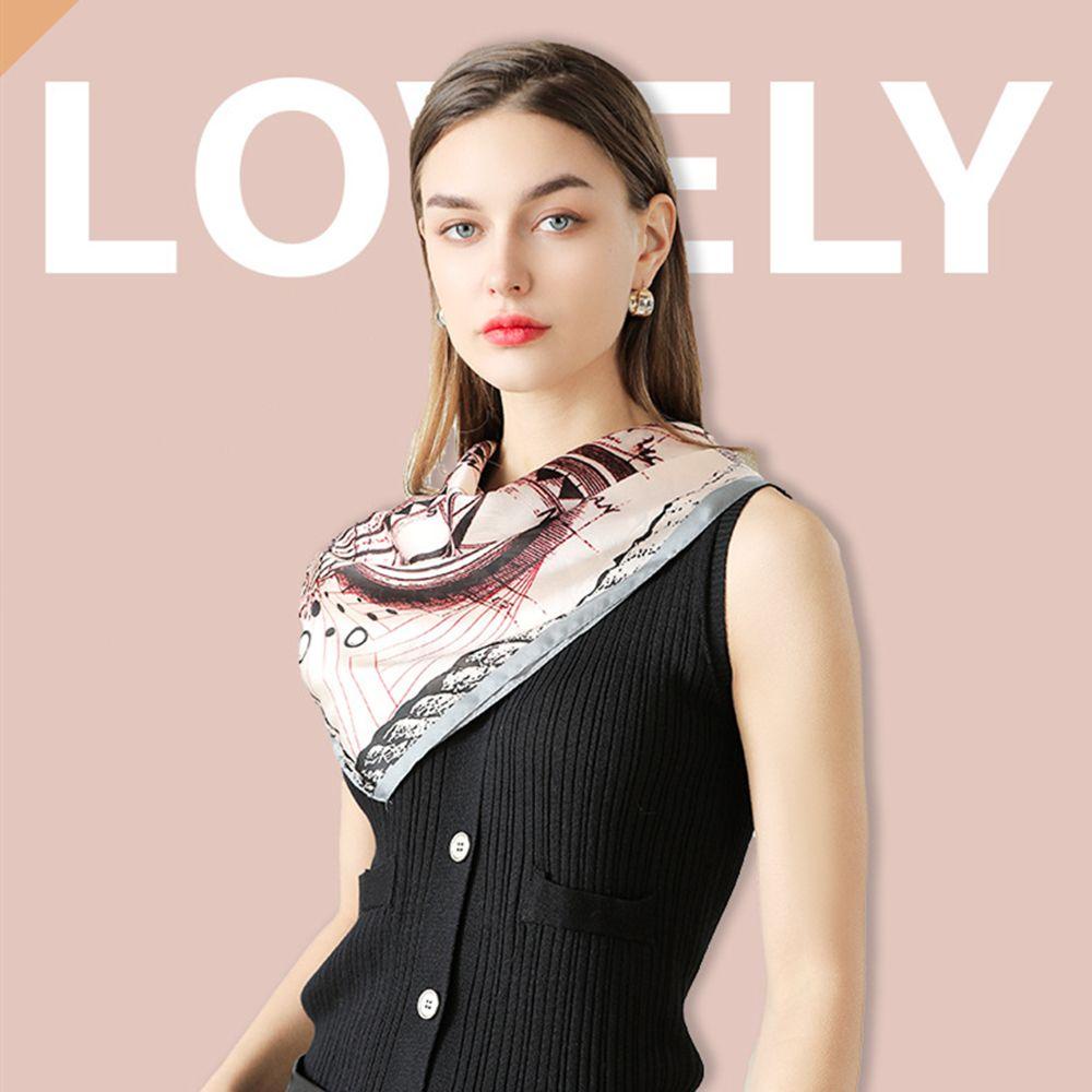 Khăn Choàng Lụa Mềm Dáng Dài Thời Trang Dành Cho Nữ