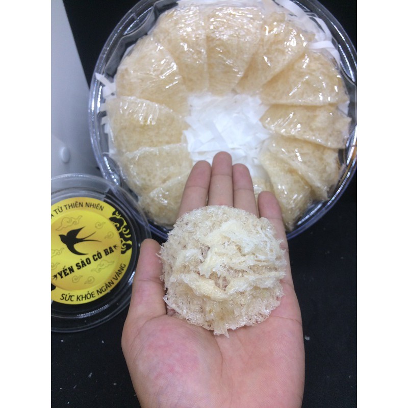 Tổ Yến Vụn Sơ Mướp Chân [Hộp 50/100 Gram] [Có Quà Chưng ] YẾN SÀO CÔ BA - Nguyên Chất 100% Không Tẩm Đường