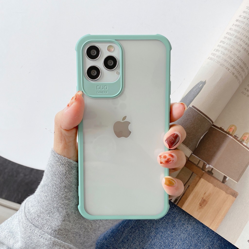 Luxury Phone Casing iPhone 11 12 Pro Max 12 Mini Anti-fall Case Soft Silicagel Fashion Shockproof Candy Colors Case